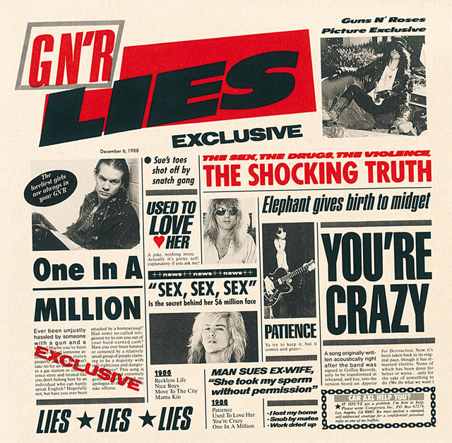 GN'R Lies album cover